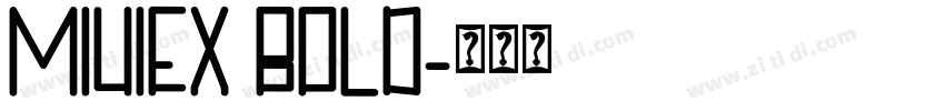 MIUIEX BOLD字体转换 MIUIEX BOLD字体转换